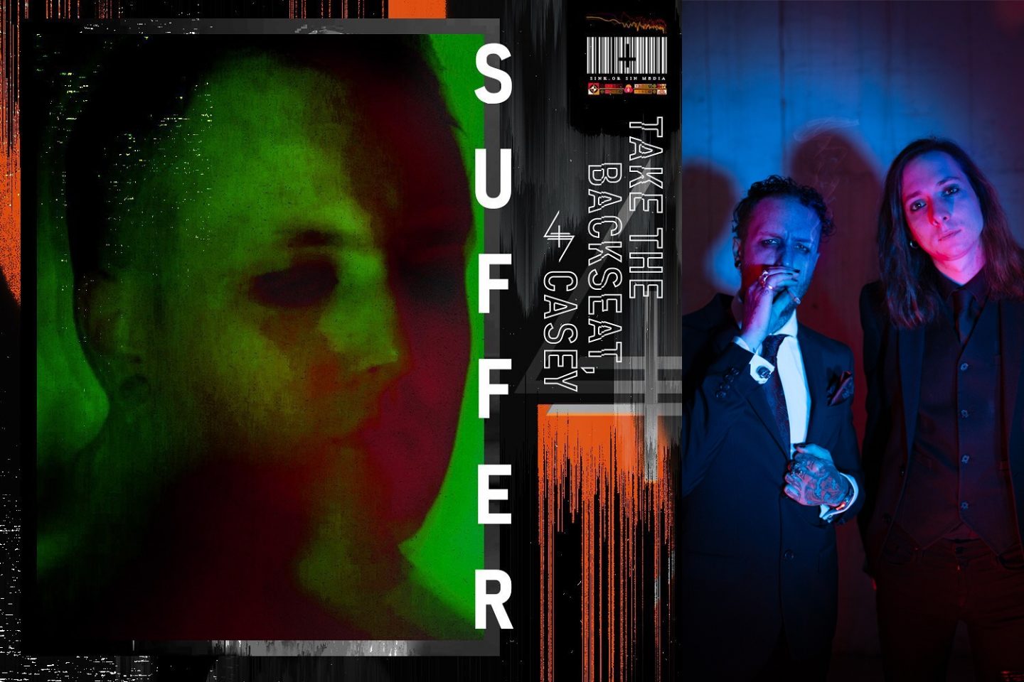 Take The Backseat, Casey Release New Single ‘Suffer’