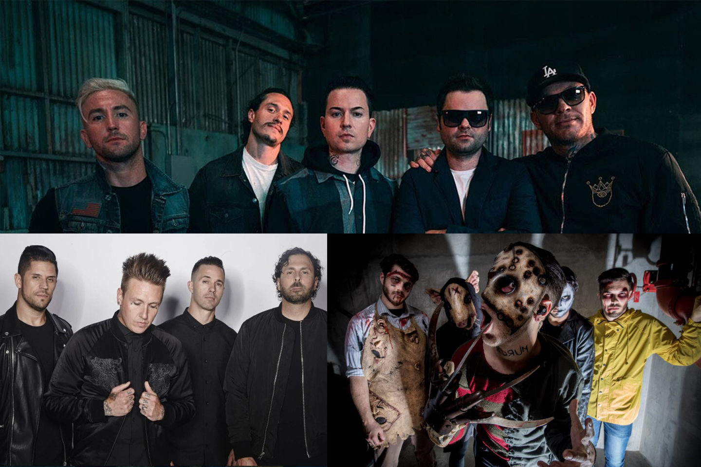 Hollywood Undead, Papa Roach, & Ice Nine Kills Are Teasing A Collaboration