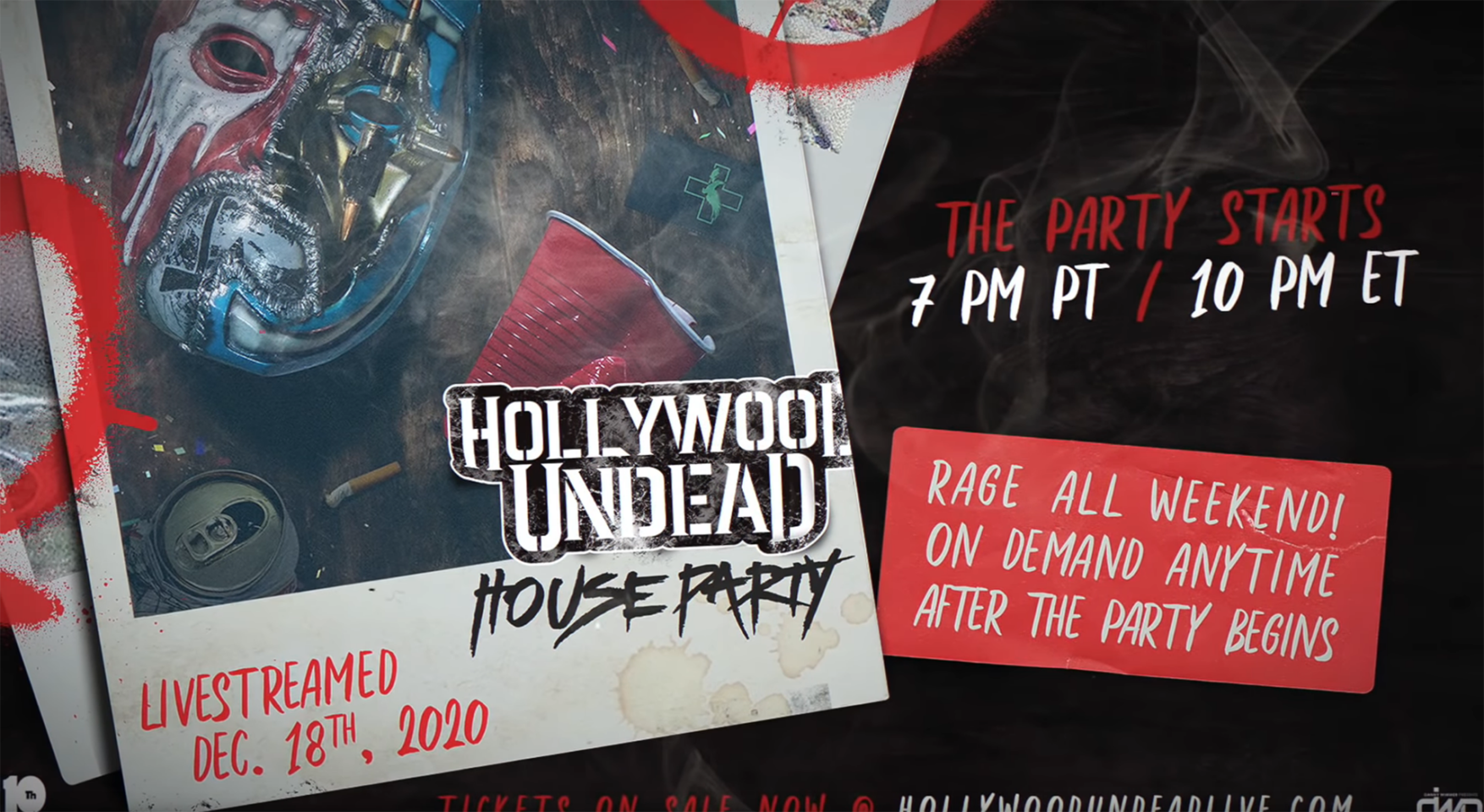 Hollywood Undead Announce House Party Livestream