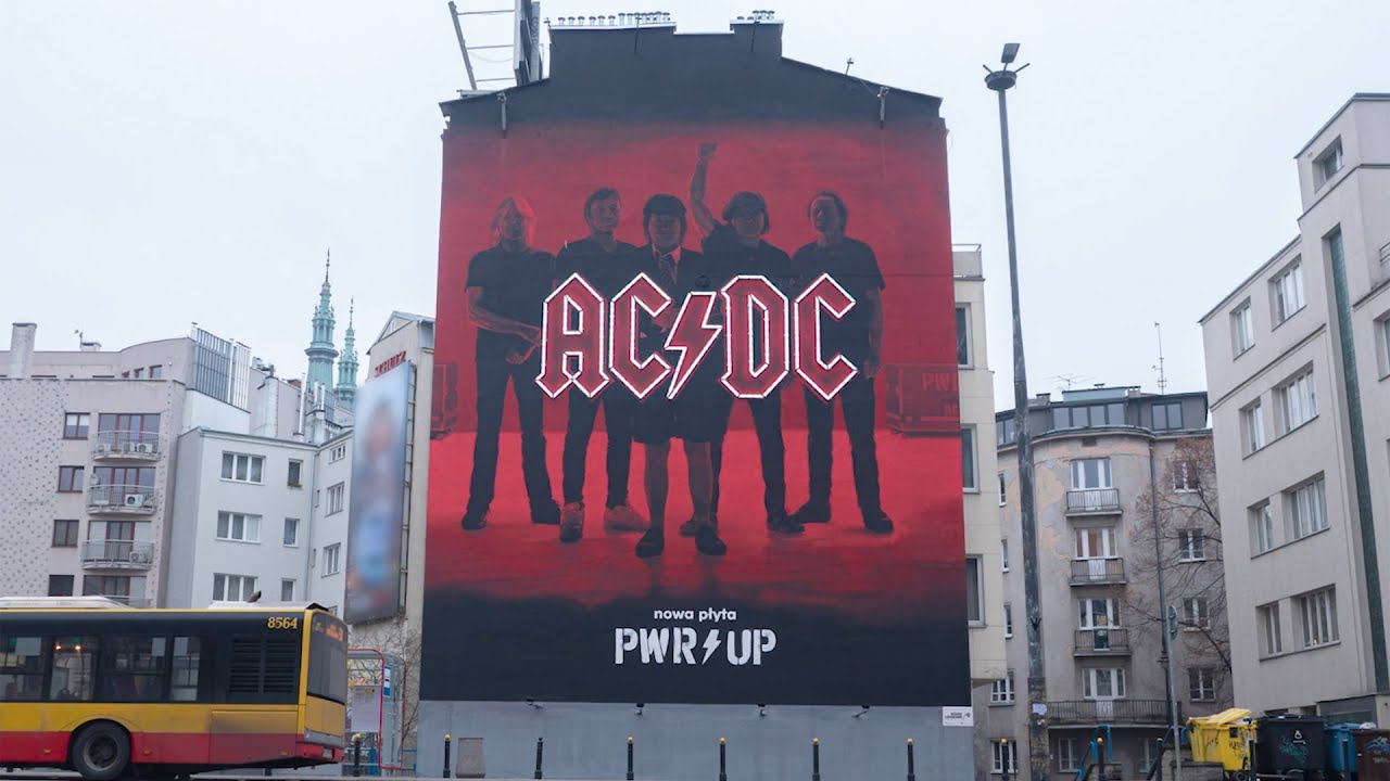 Watch This AC/DC Mural Painted In Warsaw, Poland