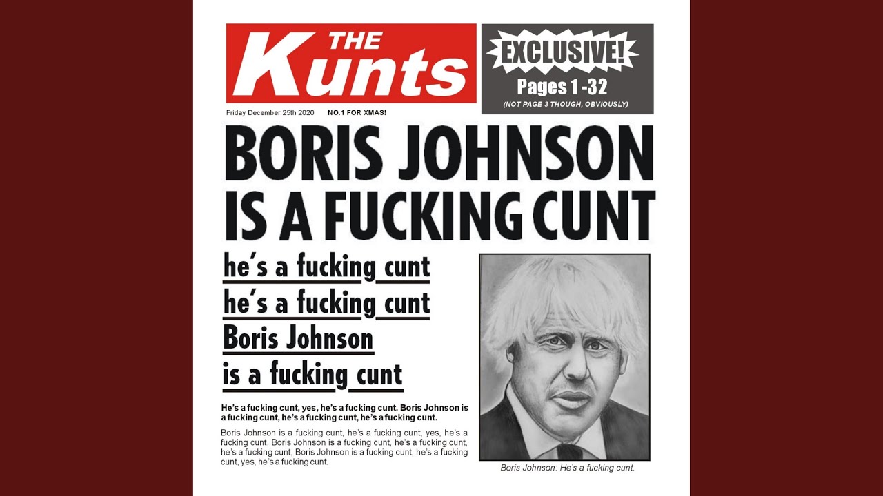 ‘Boris Johnson Is A Fucking C*nt’ In Running For UK Christmas No 1