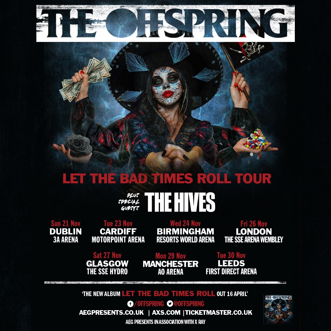 The Offspring Announce New UK Arena Tour THE ROCK FIX