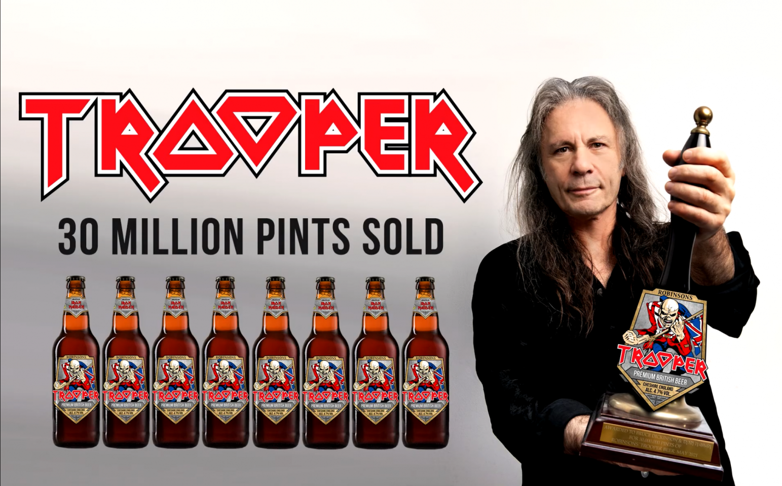 Iron Maiden’s ‘Trooper’ Beer Has Sold 30 Million Pints