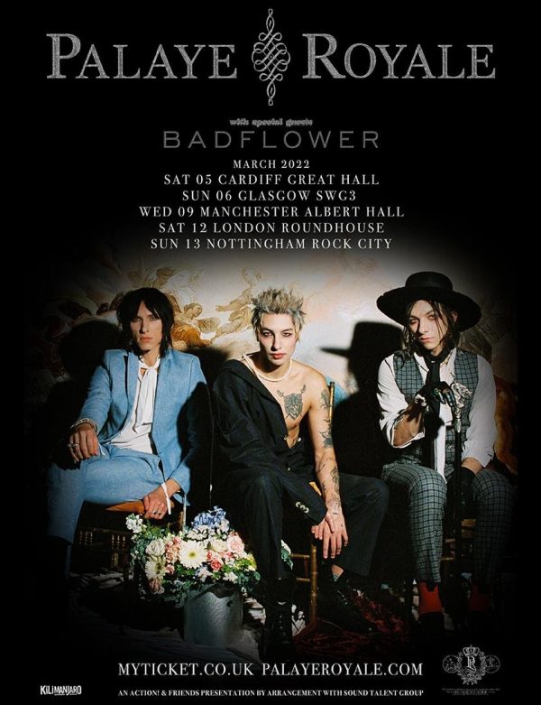 Palaye Royale Announce UK Headline 2022 Tour THE ROCK FIX