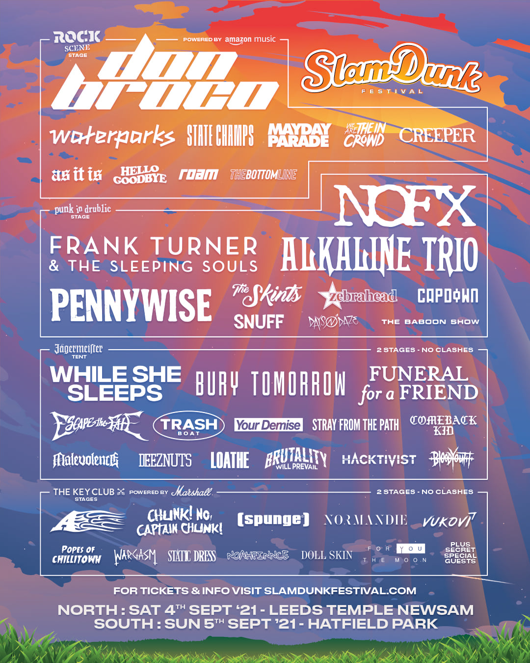 Slam Dunk Festival Announce LineUp Changes THE ROCK FIX